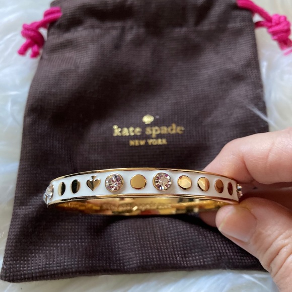 Kate Spade bangle & earrings. - Picture 2 of 6
